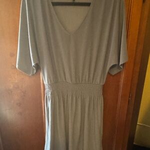 Elegant Blue/Gray Women's Dress